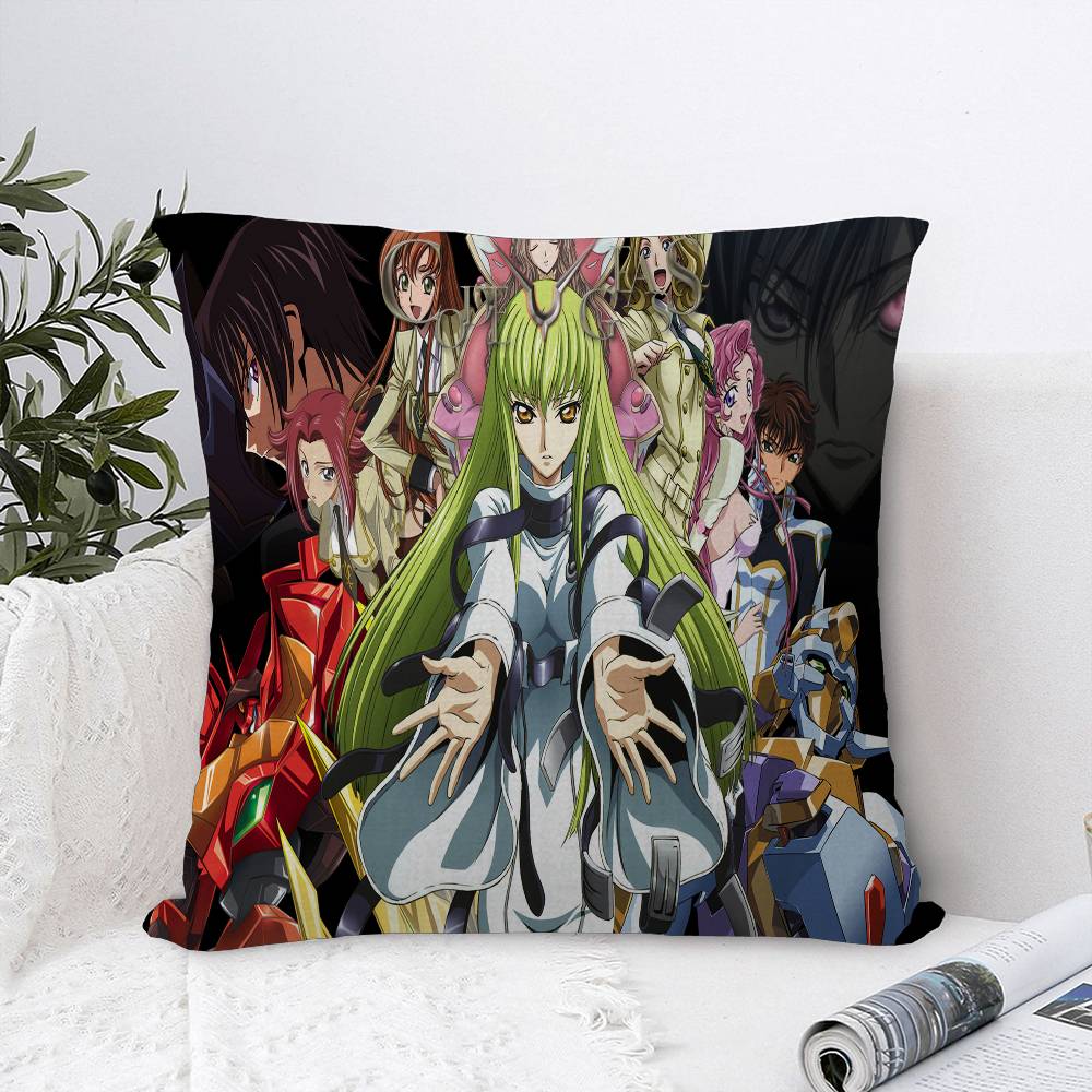 Anime Julius Kingsley Code Geass Pillow Cover for Bedroom Room and Living Room Sofa Decorative Cushion Cover