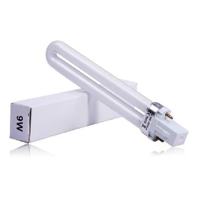 Lampa UV 9W do zdobienia paznokci Elektroniczna suszarka do paznokci Żarówka UV Żarówka UV w kształcie litery U Rurka żarówki UV