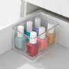 6 Pack Small Clear Storage Bins Stackable Organizers Cabinets Office Pantry Bathroom Home Organization