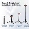 Bluetooth Selfie Stick Tripod: Anti-Shake, Automatic Retractable, Portable Remote Control Phone Holder for Travel.