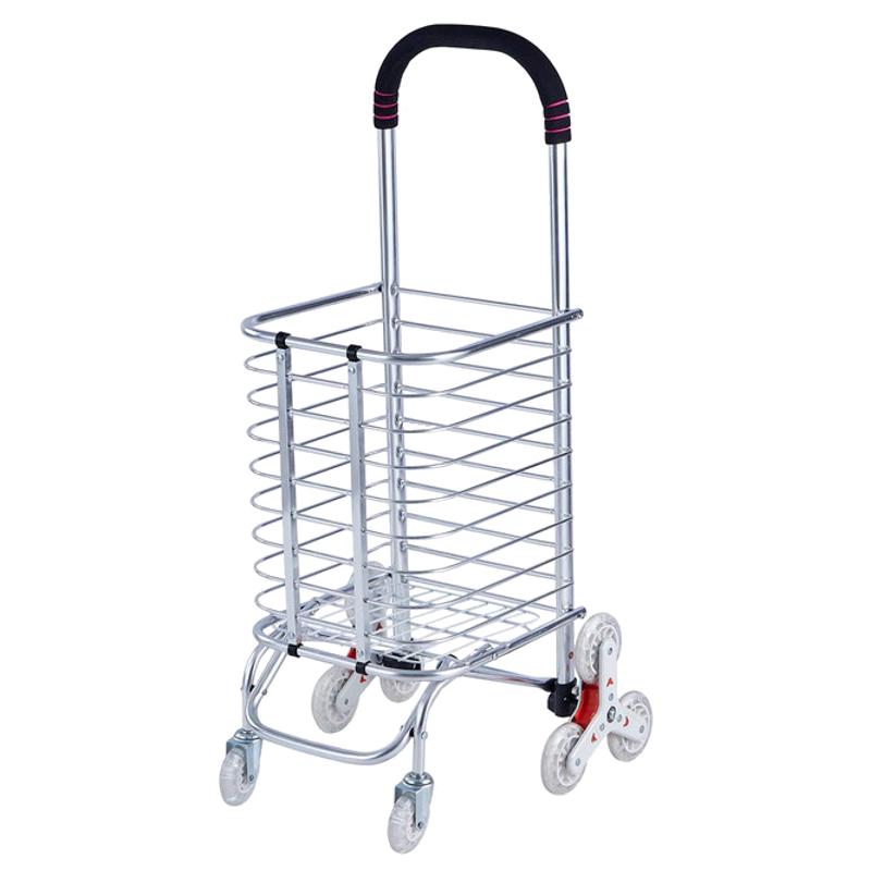Haisidike HKCL-189 Aluminum Alloy 8-Wheel Climbing Folding Shopping Cart