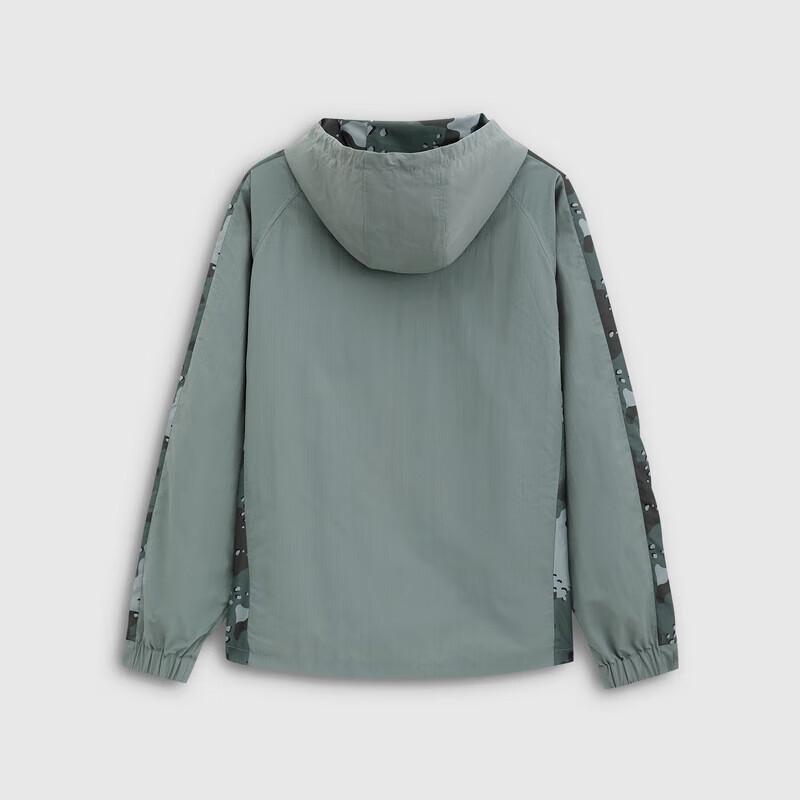 Gap Men's 2025 Fall Logo Camo Water-Repellent Hooded Jacket