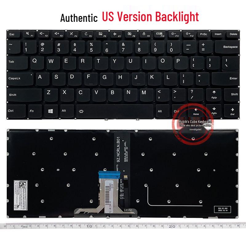 Compatible Keyboard for Lenovo V310S-14IKB, V510S-14ISK, 310S-14AST Laptops (RU/SP Layout)