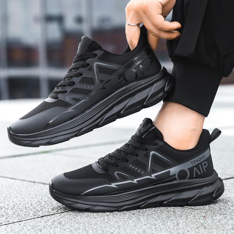 Spring and summer new sports shoes outdoor running breathable mesh shoes soft sole platform casual shoes