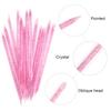 50 st Crystal Stick Nail Art Nagelbandstryckare Återanvändbar Dubbla End Remover Nagelband Återväxt Pedikyr Naglar Manikyr Verktyg