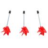 3Pcs Drill Paint Stirrer Spiral Mixer Attachment for Concrete Resin Silicone Paddle 11.4in