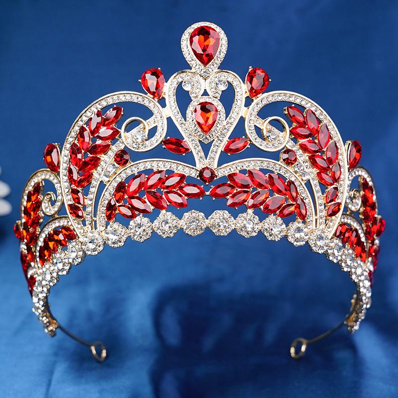 Elegant Wedding Crown for Brides Tiaras and Crowns Bridal Hair Jewelry Prom Pageant Headpiece Birthday Head Accessories
