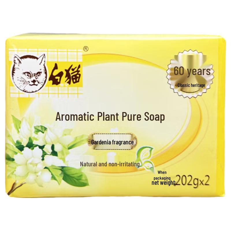 Мыло  Белый Кот  с ароматом Гардении