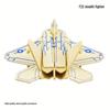 F22 Stealth Fighter 3D Wooden Puzzle Toy for Kids – DIY Educational and Creative Fun