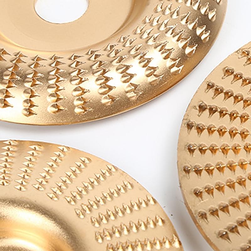 3Pcs High Carbon Steel Grinding Wheel Disc Wood Shaping Disc Carving Disc Set for Woodworking Grinding Wheel Shaping