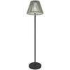 Solar Floor Lamp Rattan Solar Lamps with Light Sensor 25 LED Lights Solar Light in Boho Style diameter 33 x 135 cm