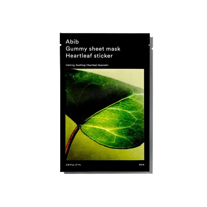 

ABIB Желейная тканевая маска с наклейкой «Сердечный лист» 27 мл*10 шт.
