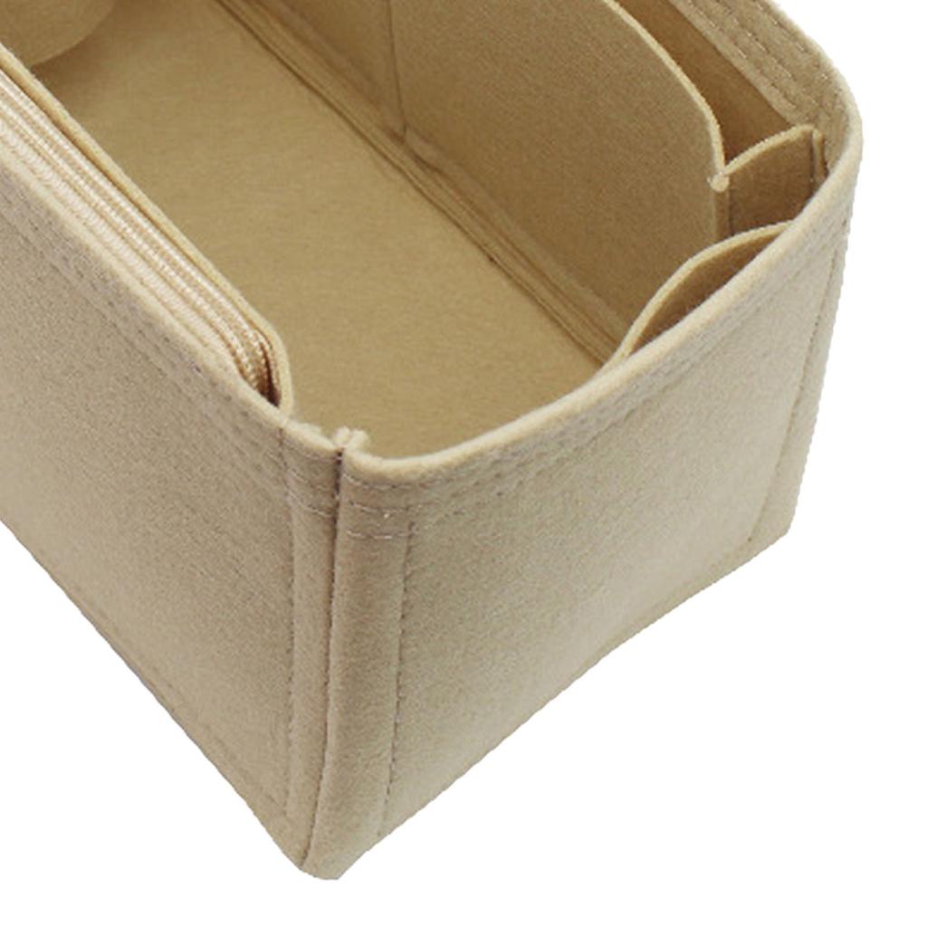 Vložka organizér do tašky Tote pro Speedy25 30 35 Více přihrádek Úložný Stereotypní plstěný organizér do tašky