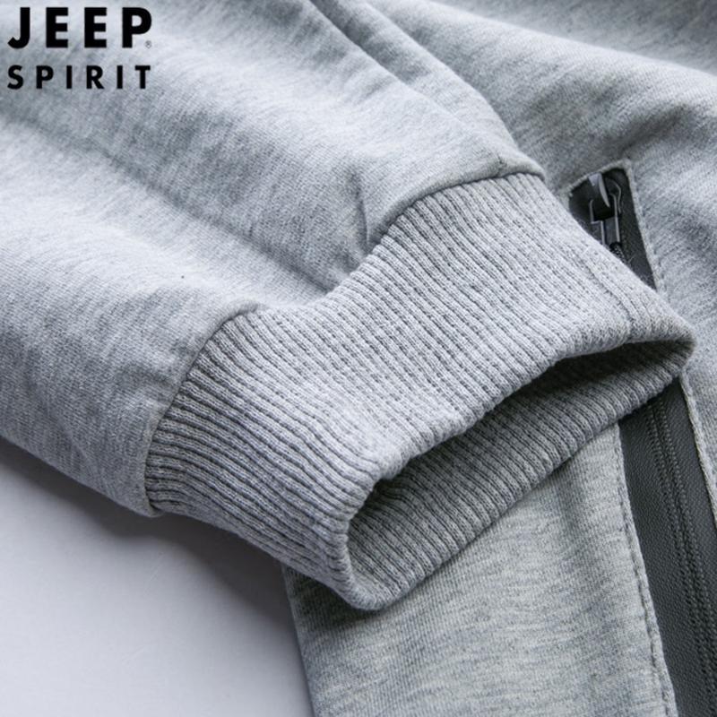 JEEP SPIRIT Men's 2026 Spring/Autumn Stand Collar Casual Jacket