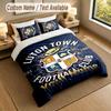 Yatak Takımı 1 Nevresim 2 Yastık Kılıfı Luton Town Baskılı Yumuşak Nevresim Yatak Odası Dekorasyonu