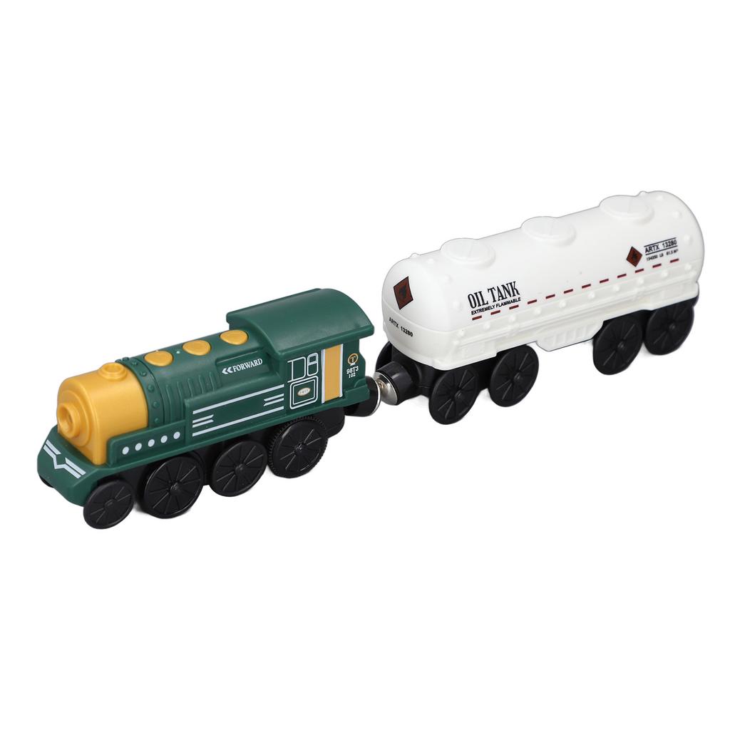 Battery Operated Action Locomotive Toy Vintage Magnetic Connection Powerful Engine Train Set for