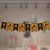 Hanging Halloween Skull Pulling Flag Papper Scary Banners Halloween Hanging Flag  Ghost Festival
