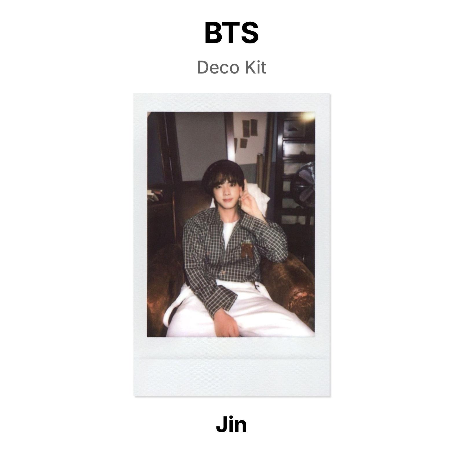 BTS DECO KIT Official Photocard Jin