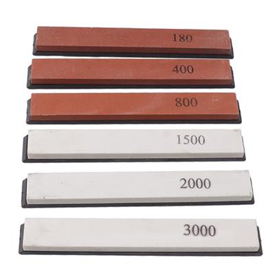 6pcs Knife Sharpener Stone Professional Built In Base Angle Guide Knife Grindstone for Knives Scissors