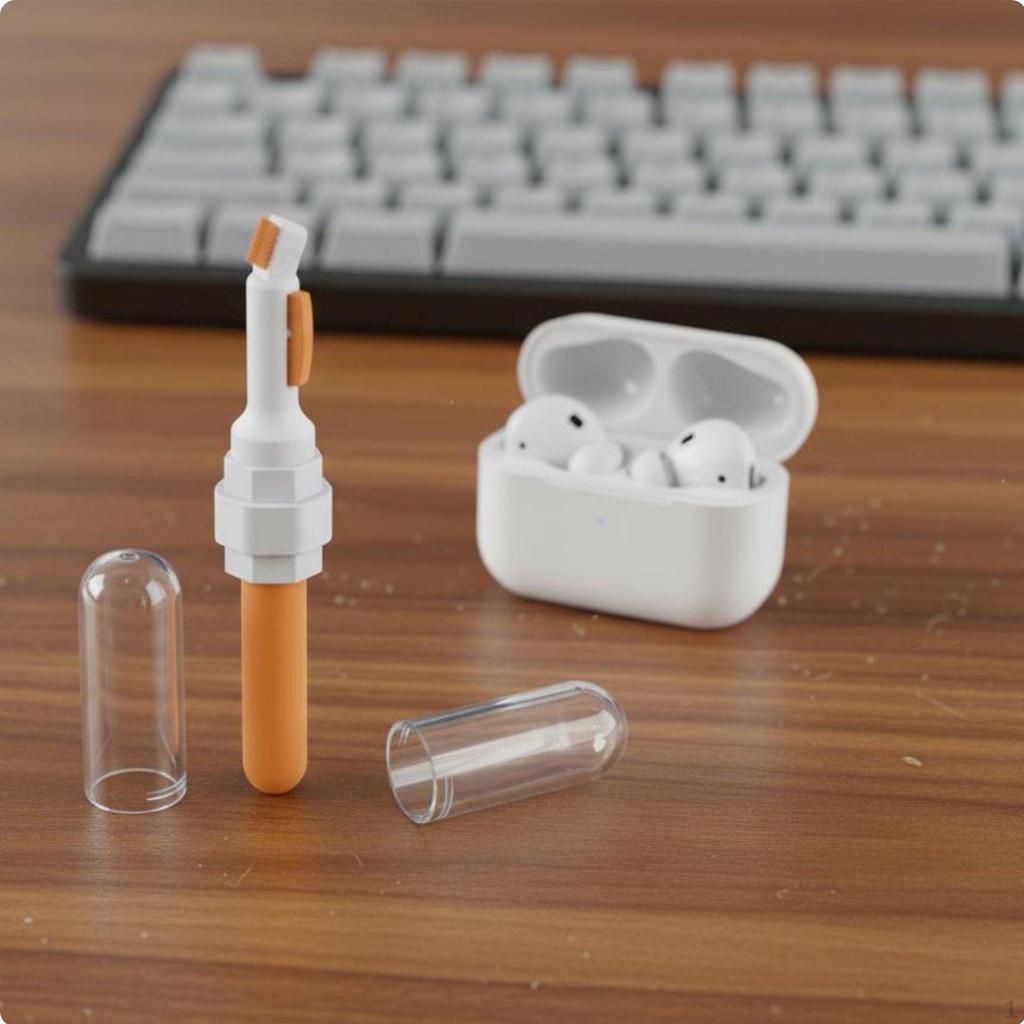 Earbud Cleaning Pen MultiFunctional Tool Headphone Cleaner Kit for