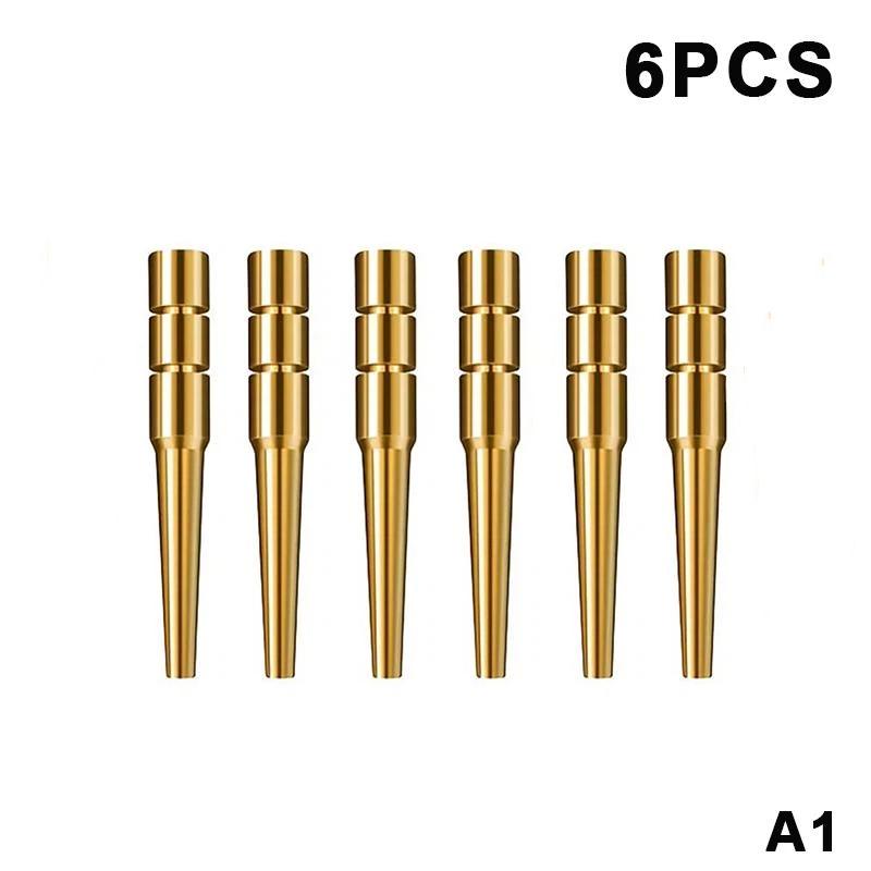 

6Pcs Metal Cribbage Pegs Fit 1/8 Holes Tapered Game Pins For Cribbage Traditional Board Game Replacement Pegs A1