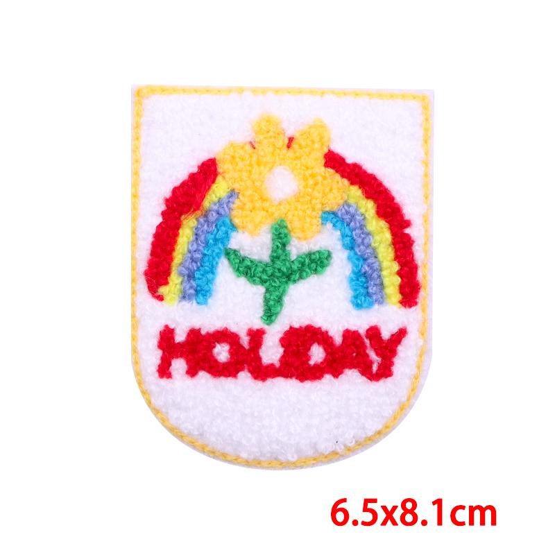 

Нашивки с изображением животных из мультфильмов, термоклеящиеся нашивки для одежды, нашивки с вышивкой на полотенцах, термоклеящиеся нашивки для одежды