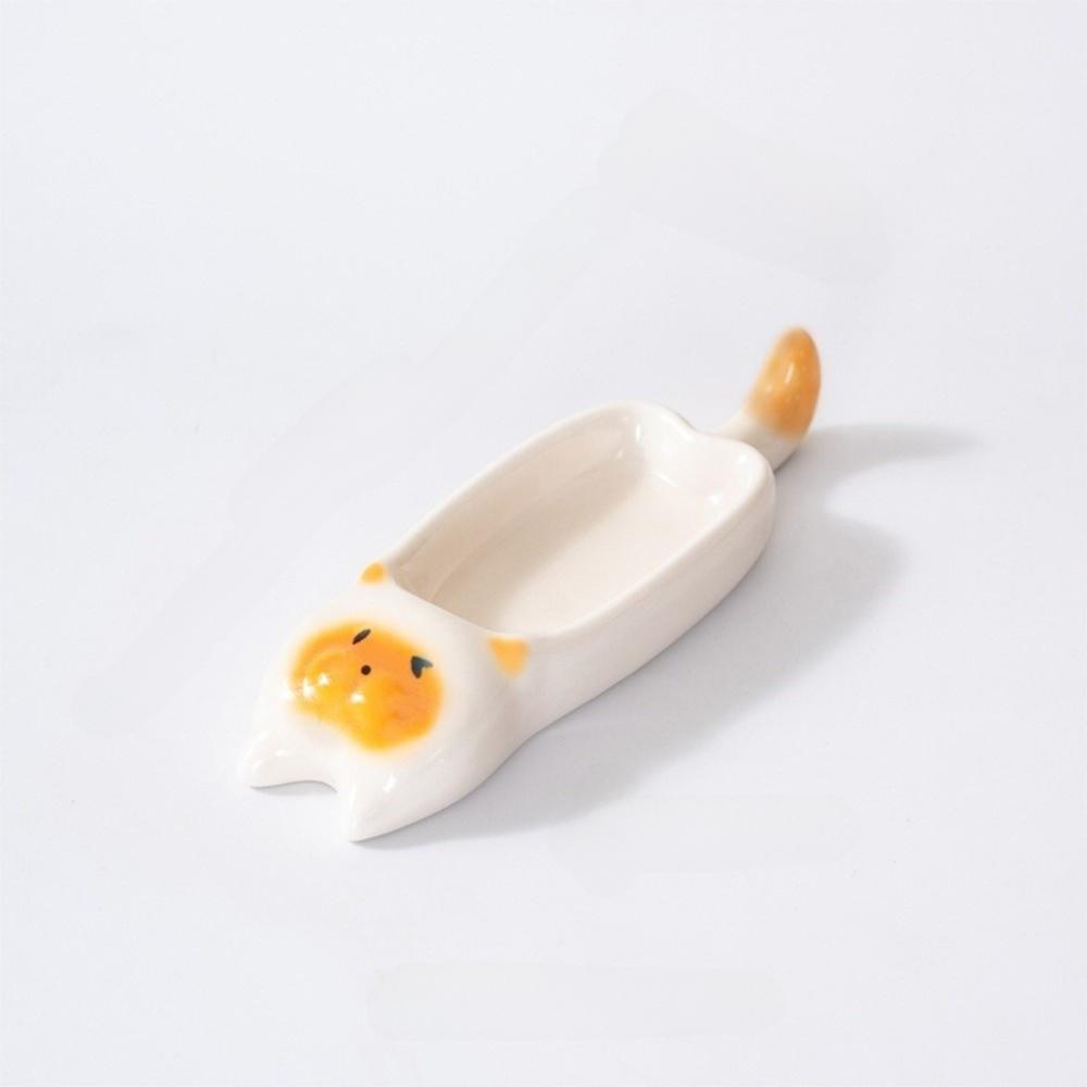 Japanese Cat Dish Porcelain Sauce Dipping Bowls Cute Ceramic Seasoning Dish  Kitchen Supplies