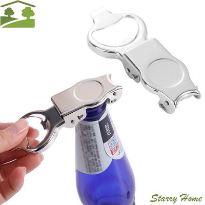 Ouvre-bouteille multifonction pliable Acier inoxydable de qualité alimentaire Économiseur de couvercle de bouteille Prise en main confortable Ouvre-boîte manuel Extérieur