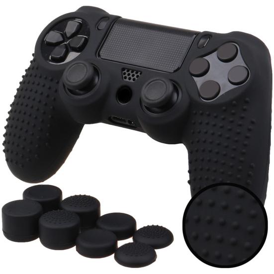 Soft Silicone Case Cover Thumb Grip Caps for PS4/PS4 Slim/Pro Game Controller