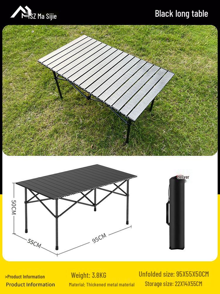 Portable Folding Picnic Table & Chair Set for Camping & Barbecue