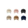 Autumn and Winter Thickened Version of Delicate Teddy Velvet Baseball Hat for Women Electric Car Windproof Solid Color Baseball Cap for Men