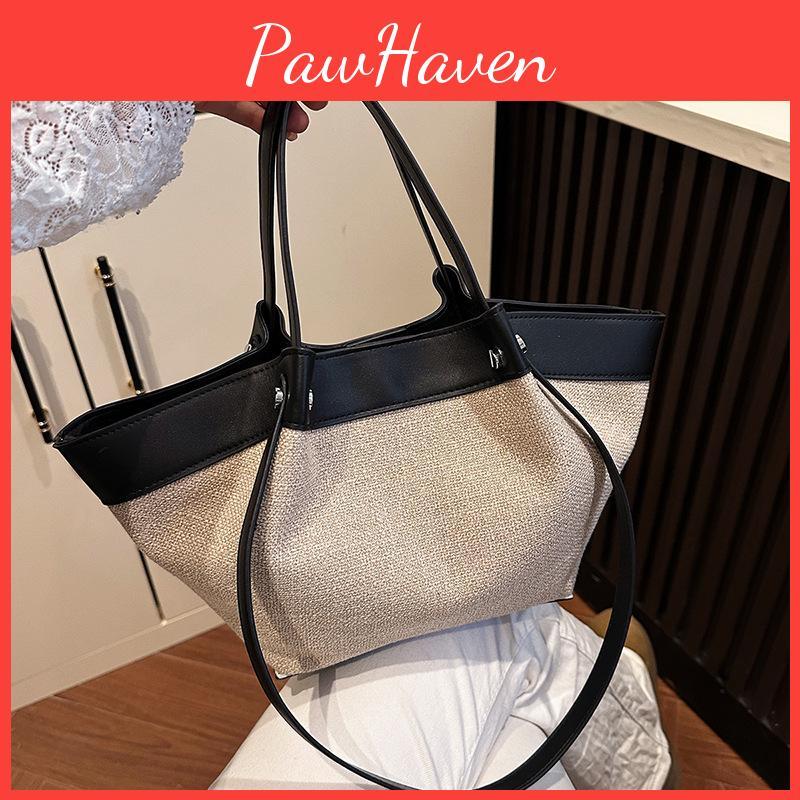 Blocked Color Fashion Pleated Design Women Casual Shoulder Bag For Autumn