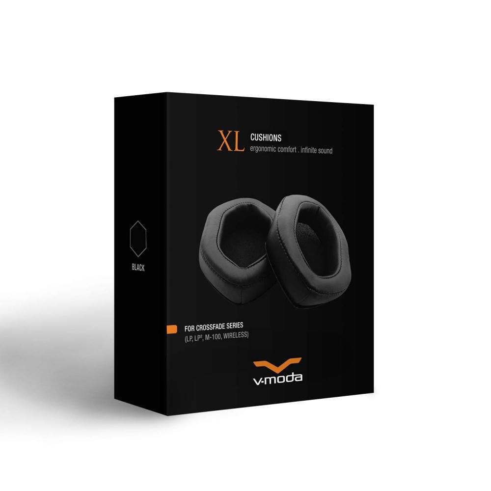 V-MODA XL-BLACK Velké náušníky pro sluchátka V-MODA černé