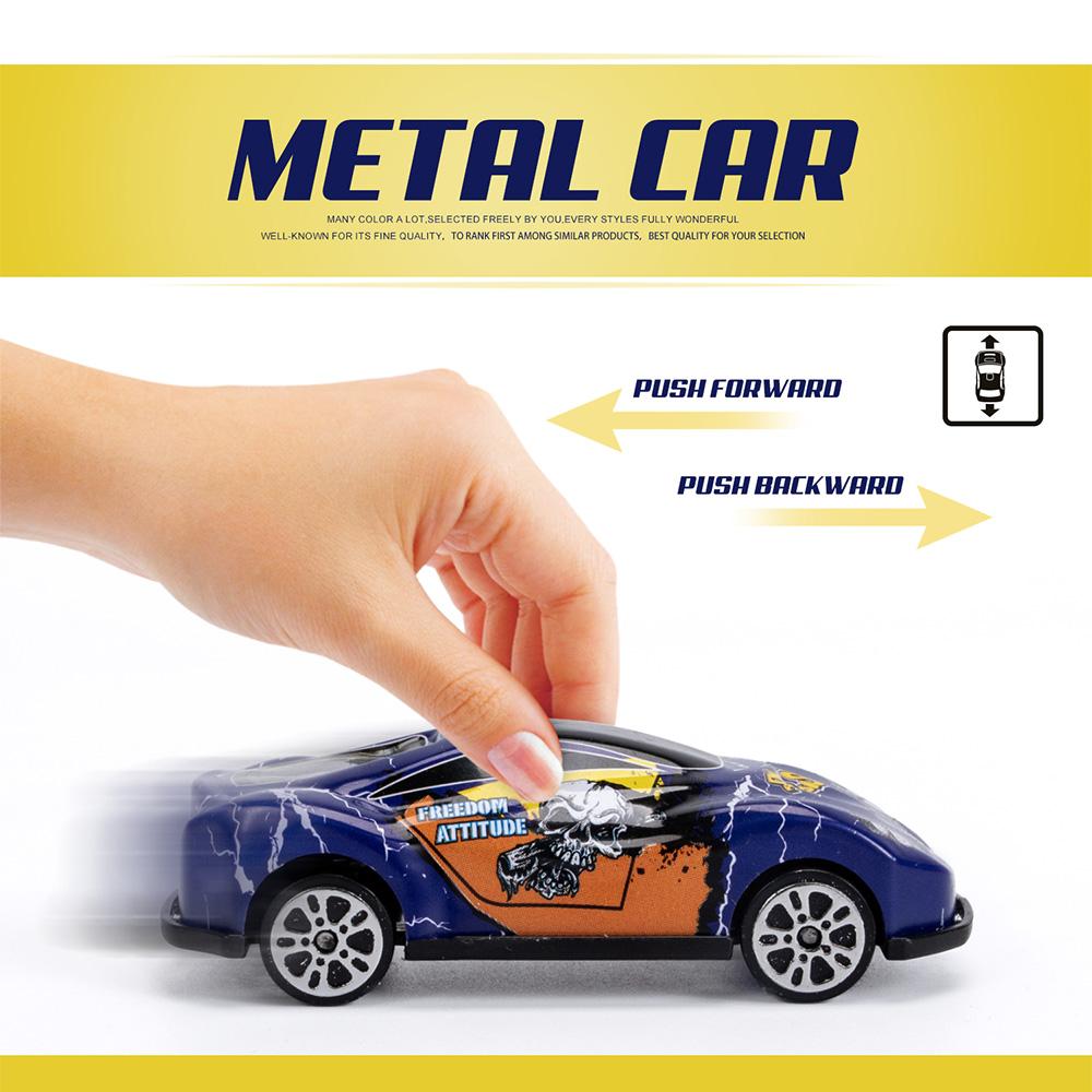 Mini Metallbahn-Starter, Wettbewerbs-Rennspiel zur Entwicklung feinmotorischer Fähigkeiten, Bestes Weihnachts-Geburtstagsgeschenk für Jungen Kinder