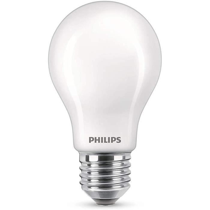 PHILIPS LED Classic 60W Standard E27 Warm White Not Dimmable Pack of 2