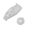 Left Rear Window Jack Plastic - Set of 2 for Renault Megane 1, Peugeot 206