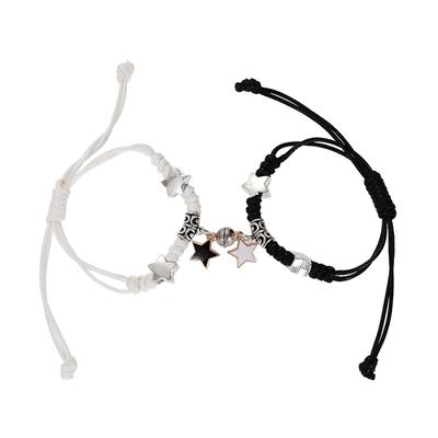 Dolce gatto corda luminosa polso magnetico coppia bracciali fascino amore luna catene cubane braccialetto da uomo per gioielli da donna regalo