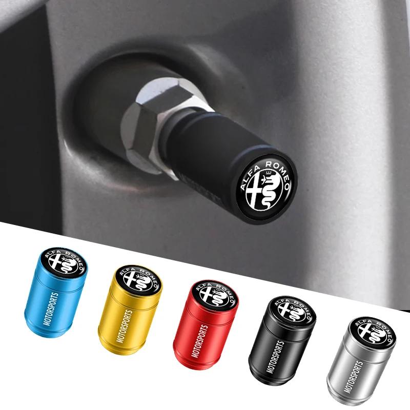 Autolepky Pro Alfa Romeo 4KS Krytky ventilků kol pneumatik pro Alfa Romeo 159 Giulietta Giulia 14