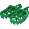 JFG RACING Motorcycle FootPegs Foot Pegs Pedals Rests CNC for KLR 650 KLR650 1987-2018 2021-2024 Green