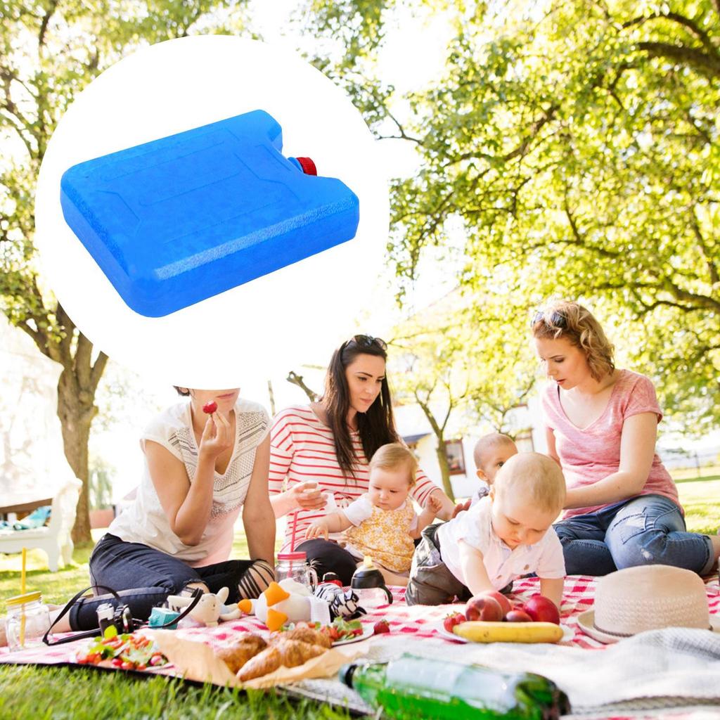 Ice Crystal Boxes Long Lasting Freezer Packs Space Saving Ice Blocks Lunch Bag Cooler Keep Food Fresh Picnics Cooler Box