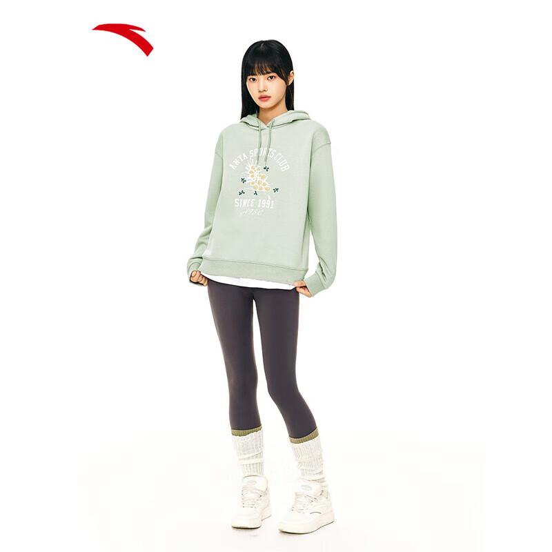 ANTA Women's Puffy Fleece Hooded Sweatshirt