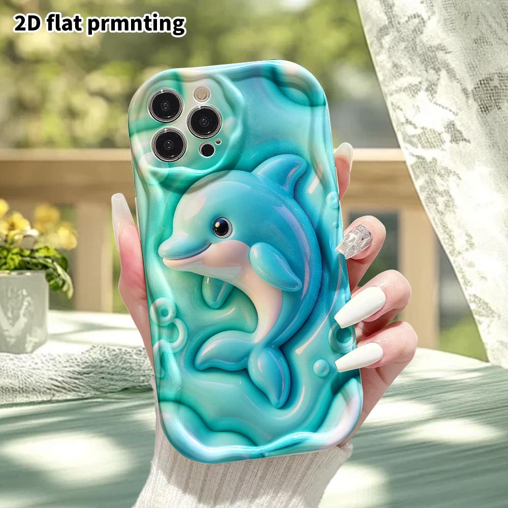 Phone Case: 2D Flat Design Suitable for iPhone 18 17 16 15 14 13 Pro Protective Case, Bubble Background, Perfect Christmas and Halloween Holiday Gift