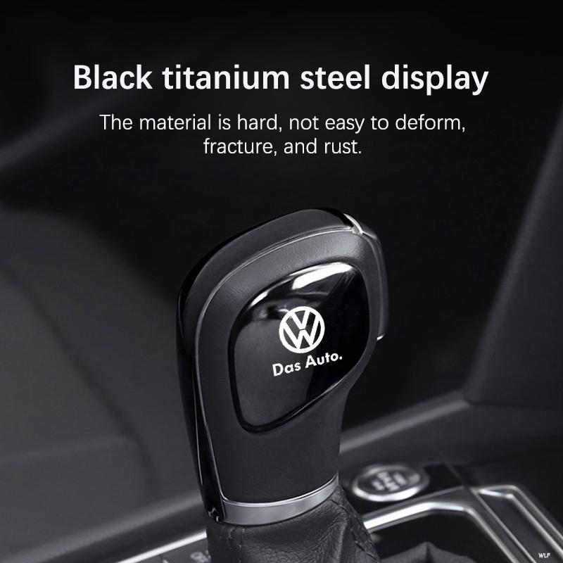 DOG1 2pcs for VW GTI Polo Golf Tiguan Touareg Scirocco CC Car Gearbox Control Gear Lever Stickers Shift Stick Handle Accessories