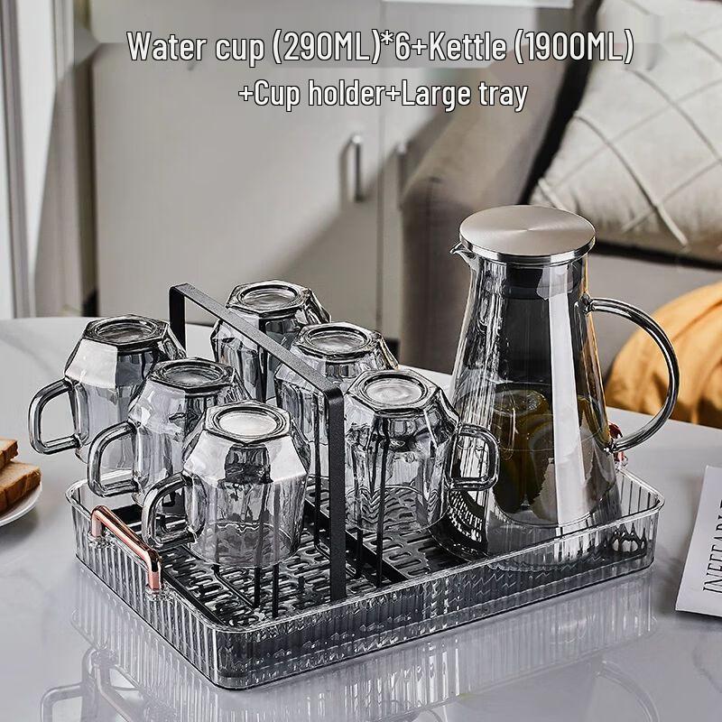 Jiakangming Premium Heat-Resistant Glass Drinkware Set