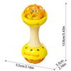 Baby Toy Clutch Ball Rattle Stick Fitness Soft Rubber Ball Newborn Early Education Grip Sand Hammer Toy