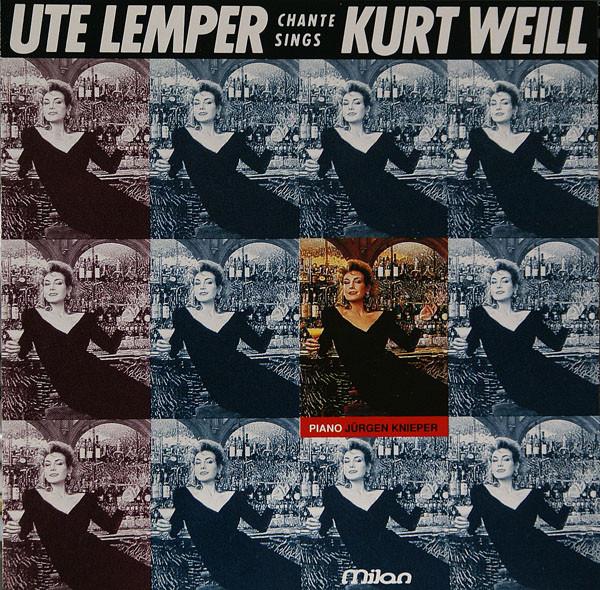 

CD UTE LEMPER Chante Sings Kurt Weill CDCH341 Milan 1990 France Pop Used