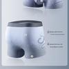 Digital Print Men's Lenzing Modal Seamless Boxer Briefs - Antibacterial, Breathable Mulberry Silk Trunks