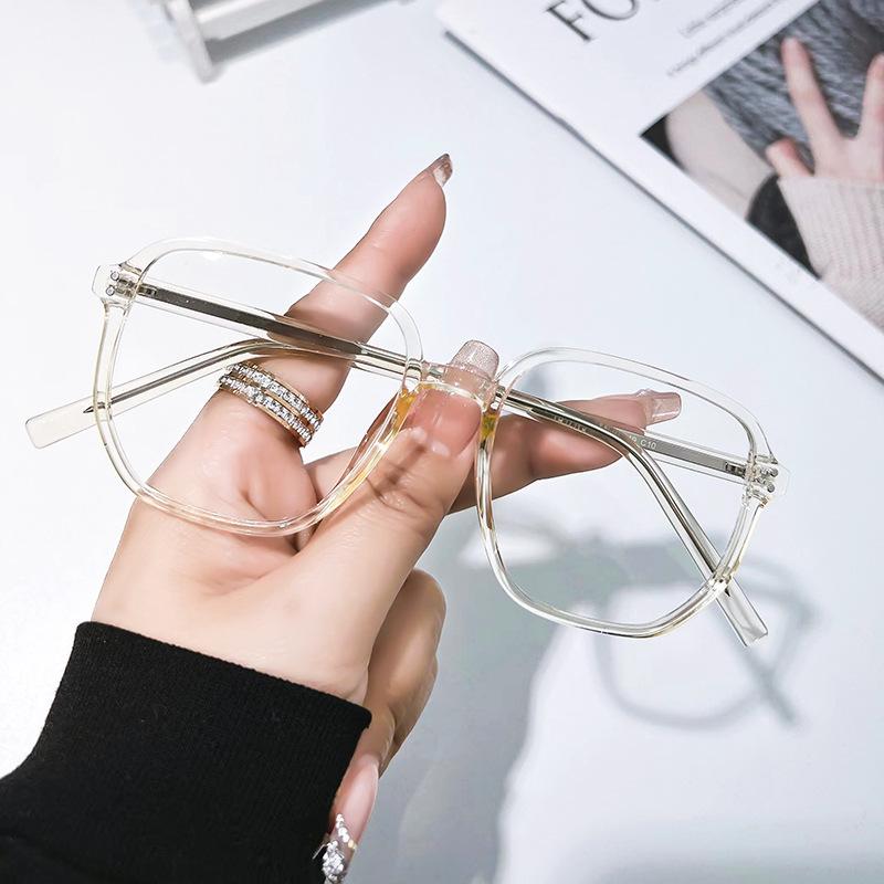 

Модные очки в оправе Rice Nail TR90 в стиле ретро для мужчин и женщин, плоские зеркала, анти-синий свет, сверхлегкие очки в оправе