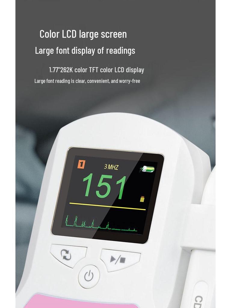 KANGTAI Home Doppler Fetal Heart Monitor for Pregnant Women