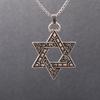 Men's Hexagram Pendant Necklace: Korean Fashion, Vintage Style, Street Hip Hop Accessory